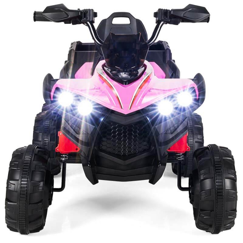 12V Kids Ride On ATV 6-Wheeler Electric Quad Car with 4WD and Trunk