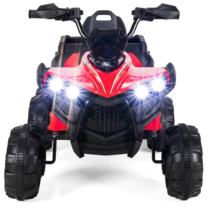 12V Kids Ride On ATV 6-Wheeler Electric Quad Car with 4WD and Trunk