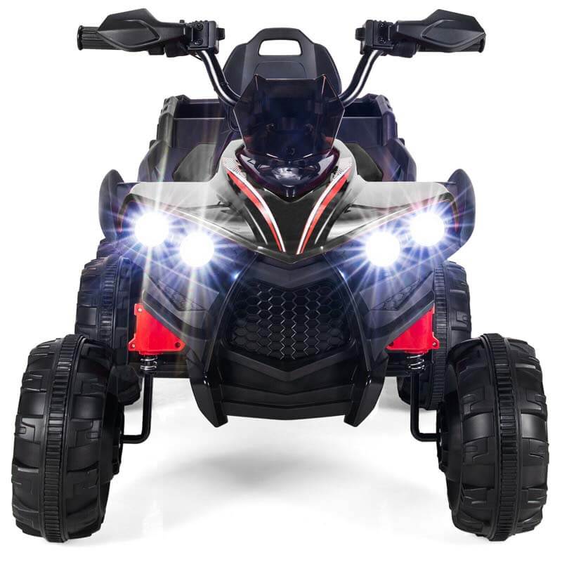 12V Kids Ride On ATV 6-Wheeler Electric Quad Car with 4WD and Trunk