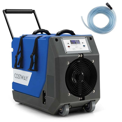 180 PPD Portable Commercial Dehumidifier Rotational Molded Industrial Dehumidifier with Pump and Wheels for Basement Warehouse
