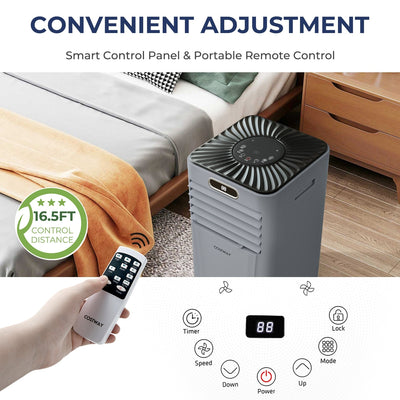 10000 BTU Portable Air Conditioner with Remote Control