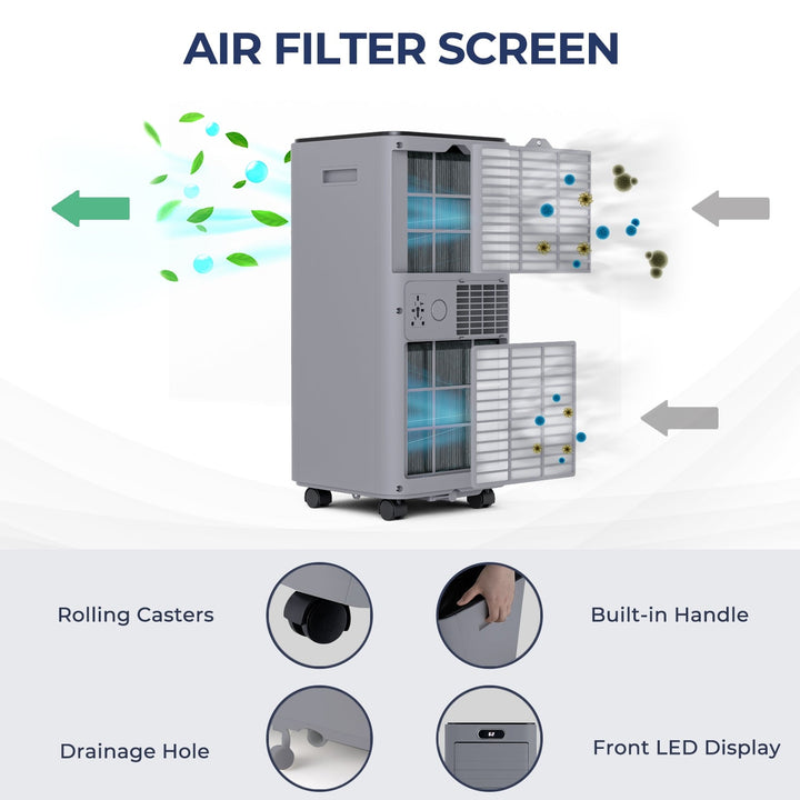 10000 BTU Portable Air Conditioner with Remote Control