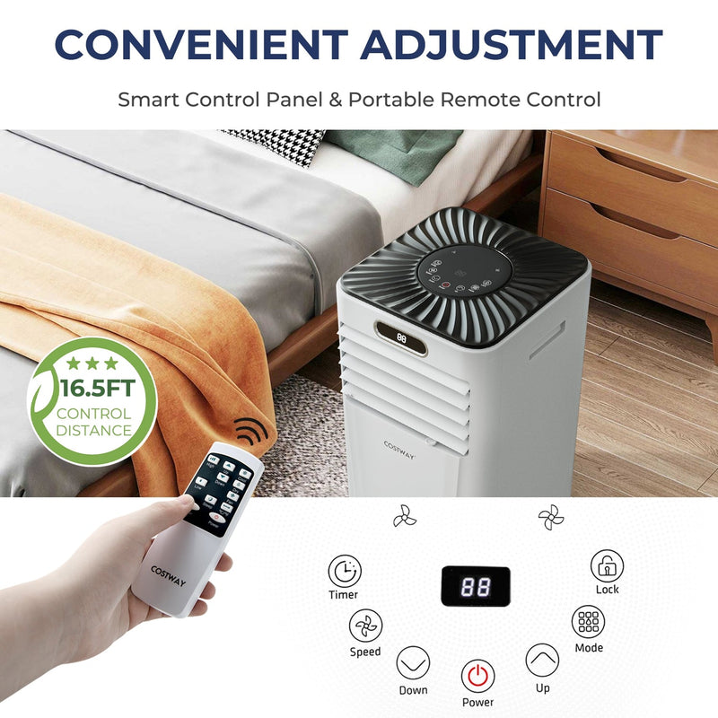 10000 BTU Portable Air Conditioner with Remote Control