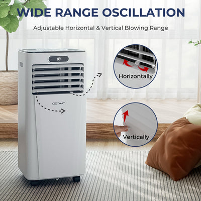 10000 BTU Portable Air Conditioner with Remote Control