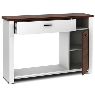 48'' Console Table Entryway Table, Side Table with Drawer and Cabinet