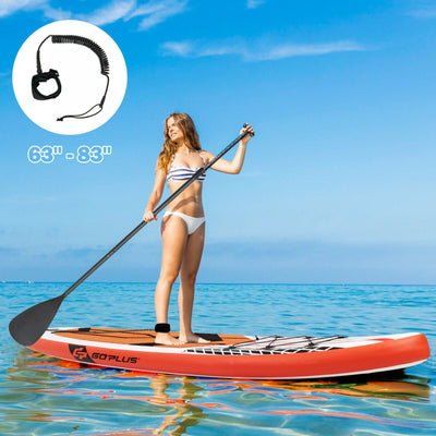 10.5 Feet Inflatable Stand Up Paddle Board with Carrying Bag and Aluminum Paddle