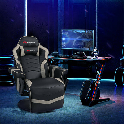 Ergonomic High Back Massage Gaming Chair with Pillow