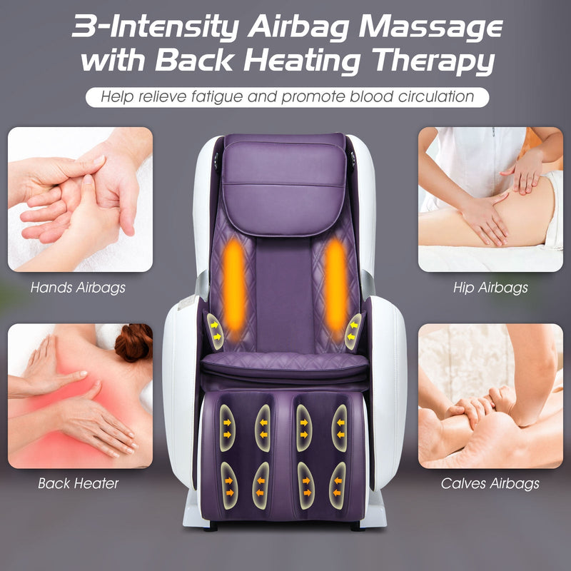 Full Body Zero Gravity Massage Chair Recliner with SL Track Heat
