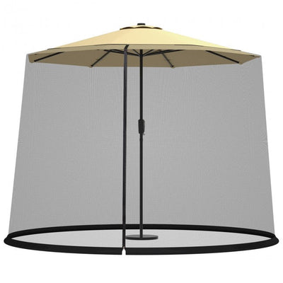 9 -10 Feet Outdoor Camping Umbrella Table Screen Mosquito Bug Insect Net