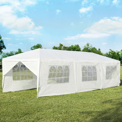 10 x 30 Feet Outdoor Canopy Tent with Side Walls