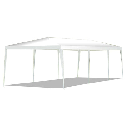 10 x 30 Feet Waterproof Gazebo Canopy Tent with Connection Stakes for Wedding Party