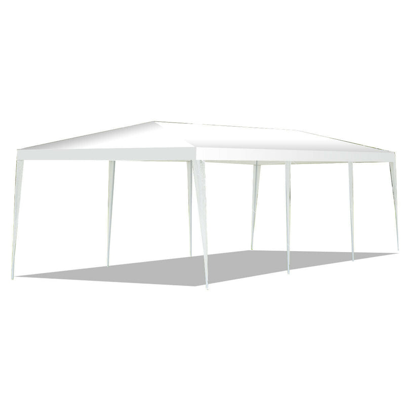 10 x 30 Feet Waterproof Gazebo Canopy Tent with Connection Stakes for Wedding Party