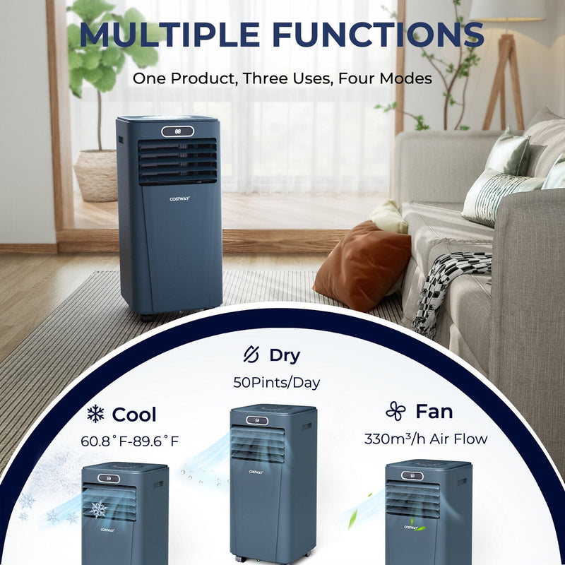 10000 BTU Portable Air Conditioner with Remote Control