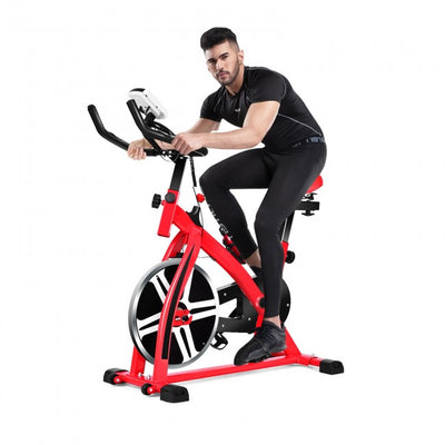 Indoor Adjustable Exercise Bike Cycling Training Bicycle with Adjustable Resistance for Cardio Fitness