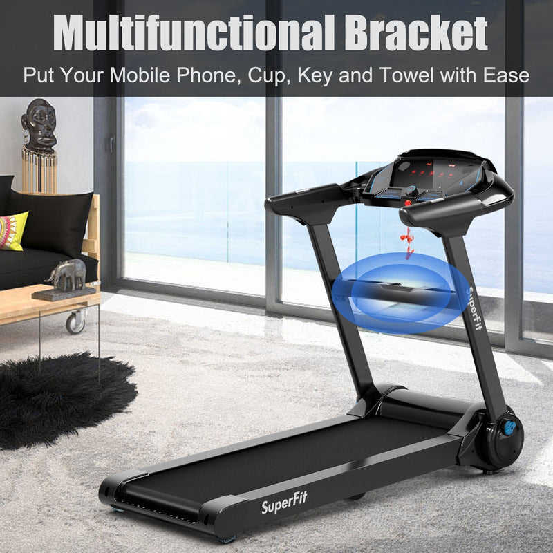 2.25HP Folding Treadmill Running Jogging Machine with LED Touch Display