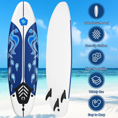 6 Feet Surf Foamie Boards Surfing Beach Surfboard