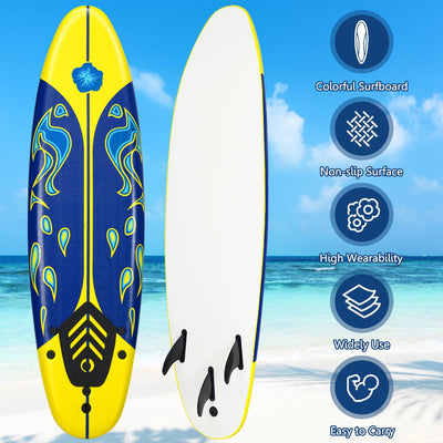 6 Feet Surf Foamie Boards Surfing Beach Surfboard