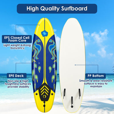 6 Feet Surf Foamie Boards Surfing Beach Surfboard