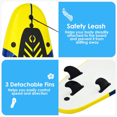 6 Feet Surf Foamie Boards Surfing Beach Surfboard