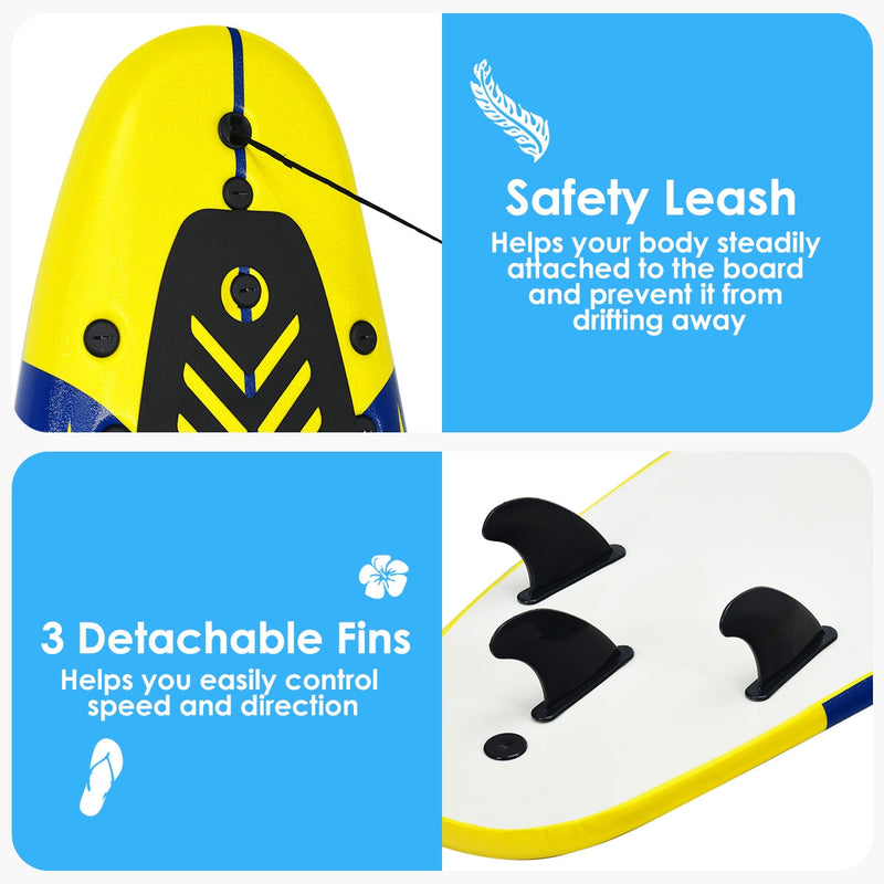 6 Feet Surf Foamie Boards Surfing Beach Surfboard