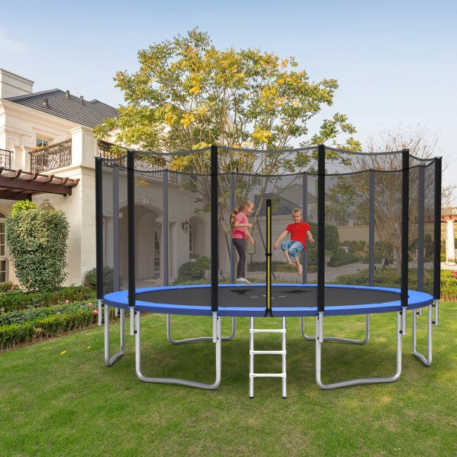 Outdoor Trampoline Combo Bounce Jump with Safety Closure Net