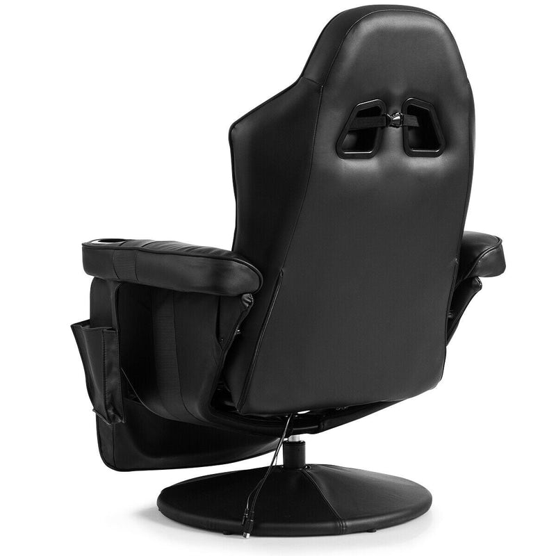 Ergonomic High Back Massage Gaming Chair with Pillow