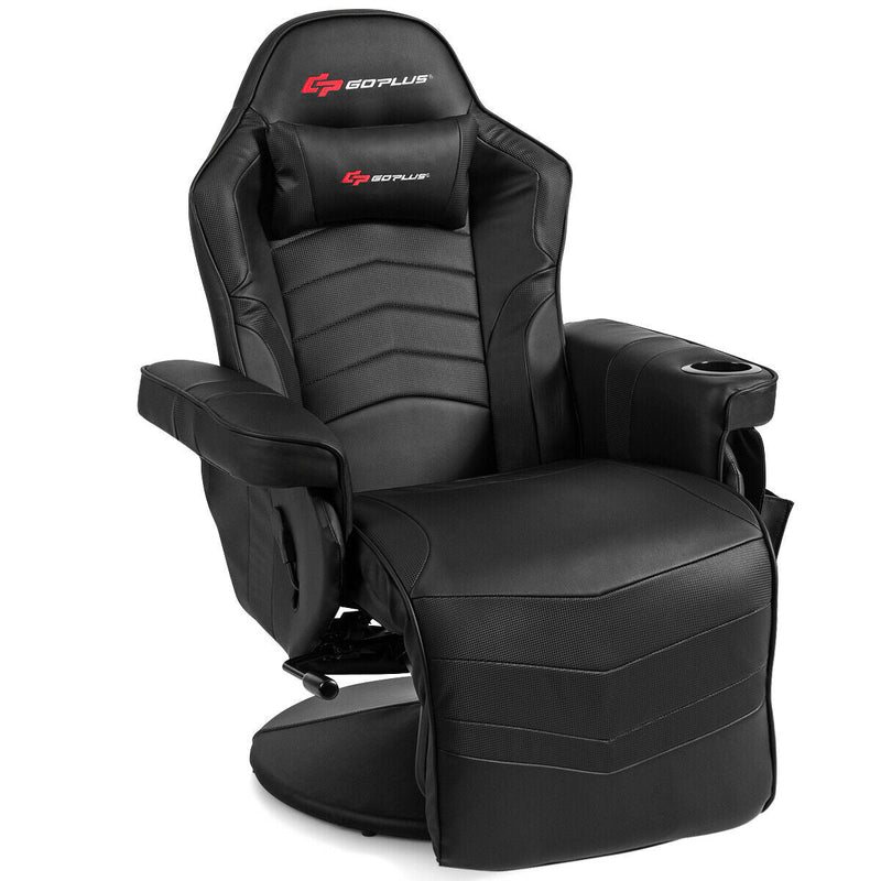 Ergonomic High Back Massage Gaming Chair with Pillow