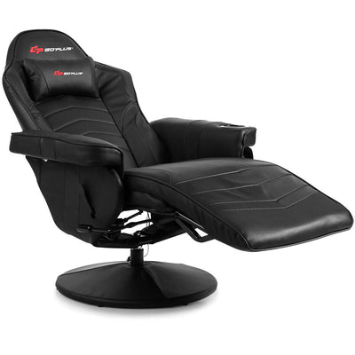 Ergonomic High Back Massage Gaming Chair with Pillow